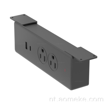 soket USB de design simples para mesa